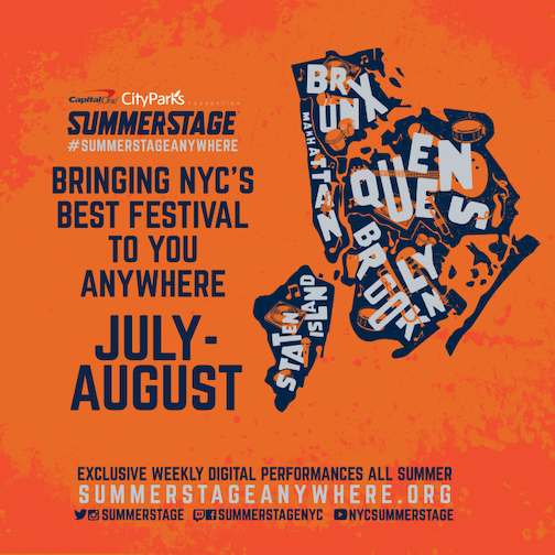 CAPITAL ONE CITY PARKS FOUNDATION SUMMERSTAGE ANNOUNCES JULY & AUGUST