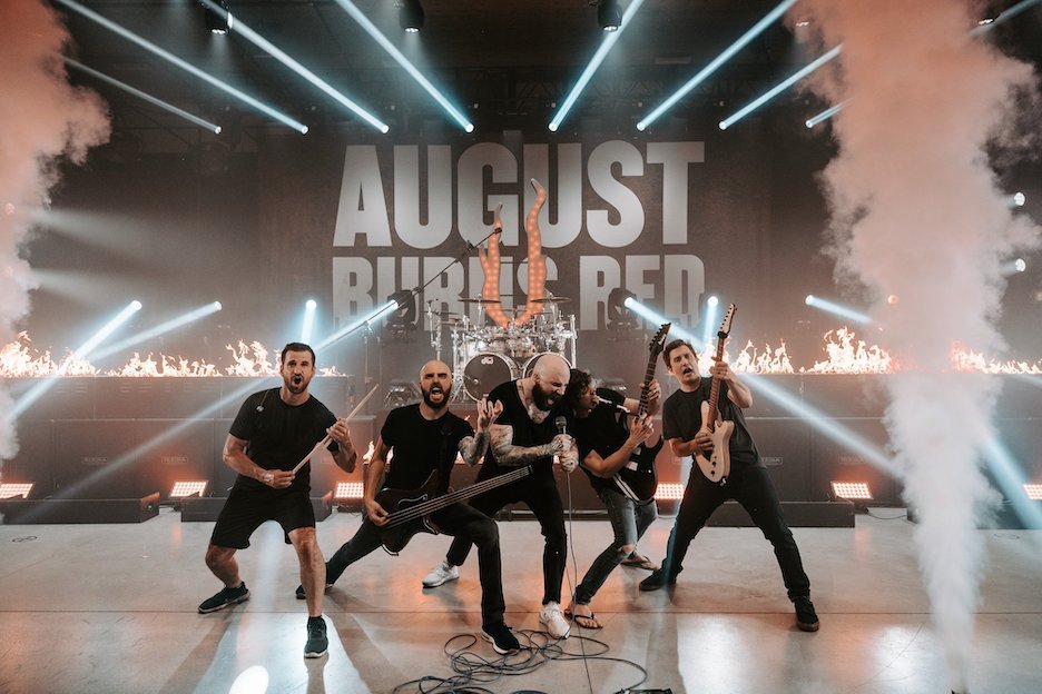 August Burns Red Set The Stage Ablaze During Leveler Anniversary