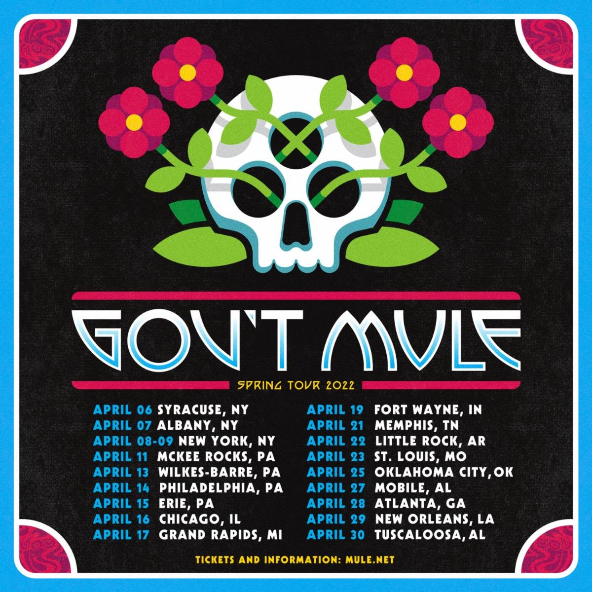 Gov’t Mule Announces Headlining Spring Tour Dates The DreadMusicReview