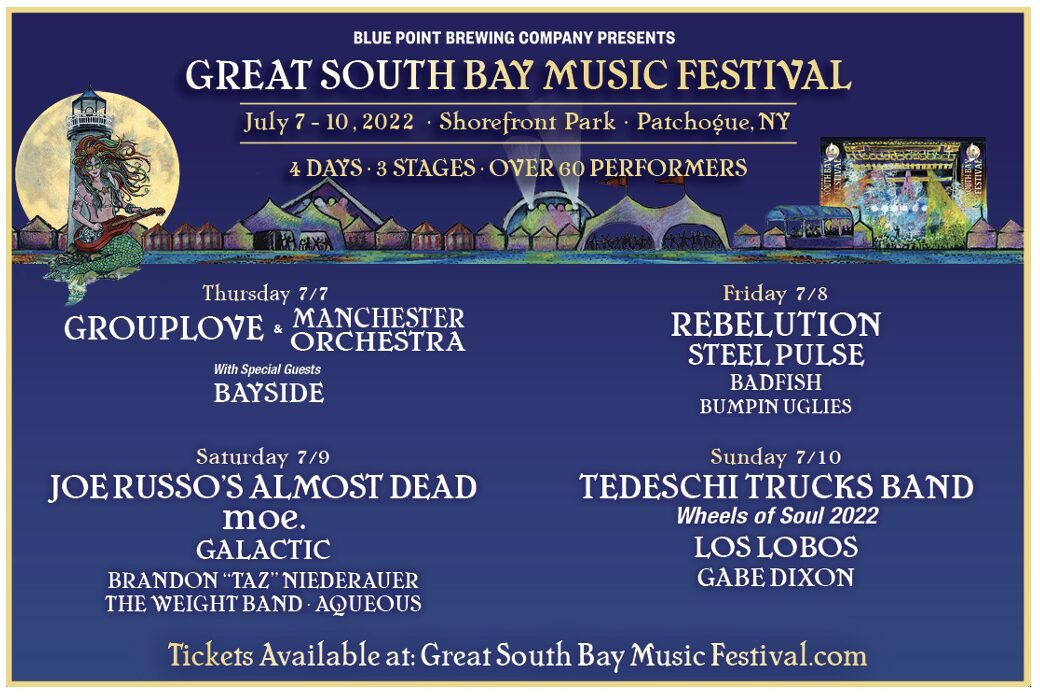 Great South Bay Music Festival Announces Full Line Up The